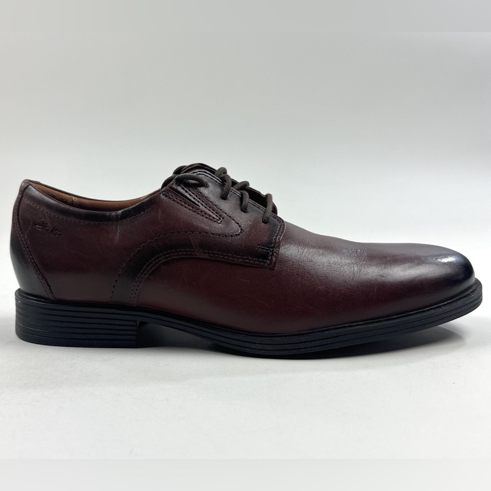 Clarks Whiddon Plain Toe Brown Mens 9 Dress Shoes Leather Oxford 26174473